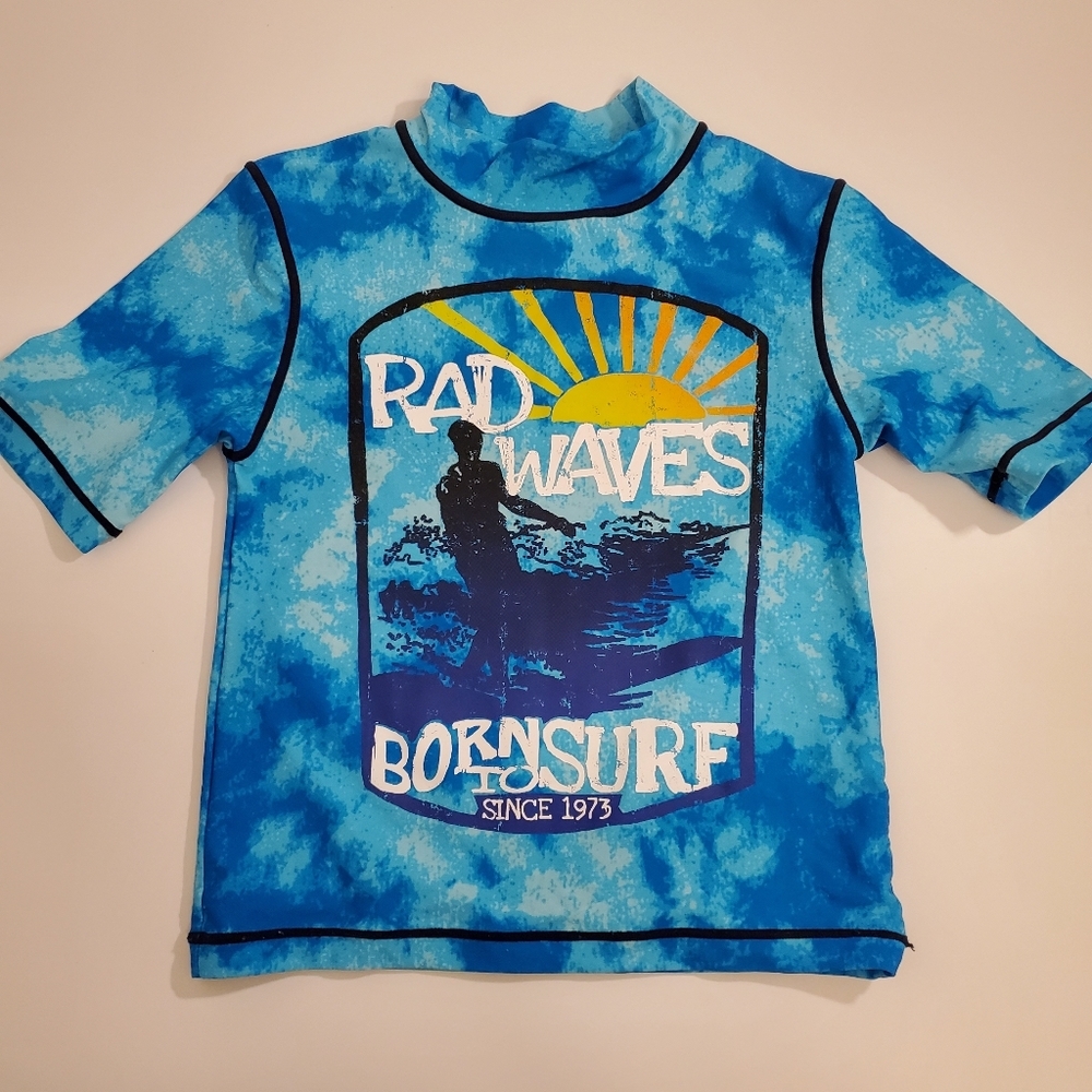 Cherokee boys XS 4-5 Swimwear Tee